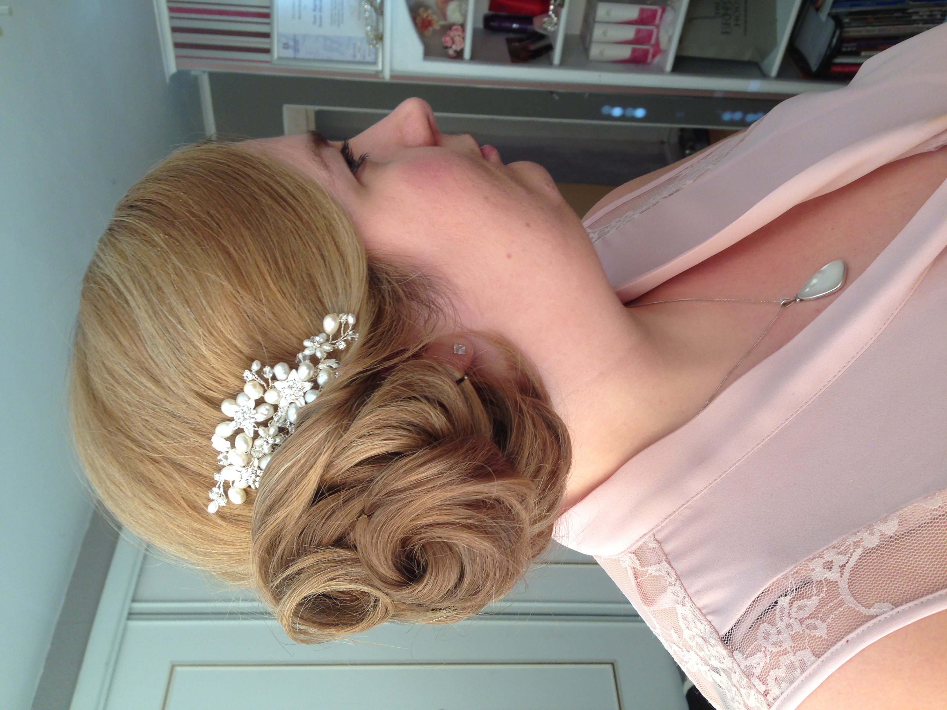 Bridesmaid hairstyle